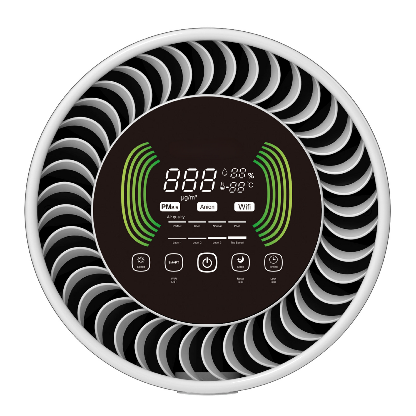 A70 LoFlow UV Air Purifier with WiFi + APP Control