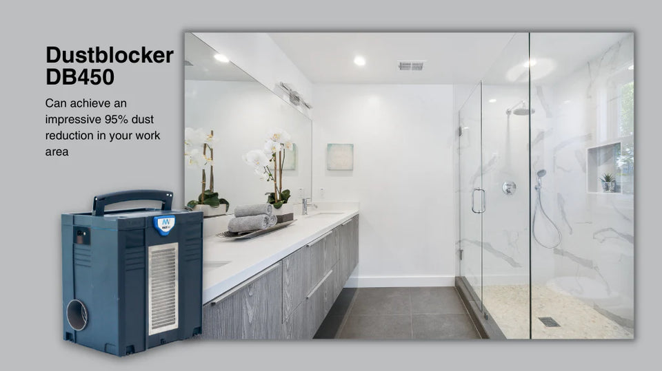 Professional Dust Extraction on site and in the workshop. Stop breathing dust.