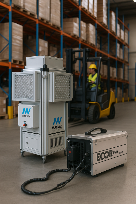 Industrial IAQ Challenges: Managing Dust, Vapour, and Airborne Particles