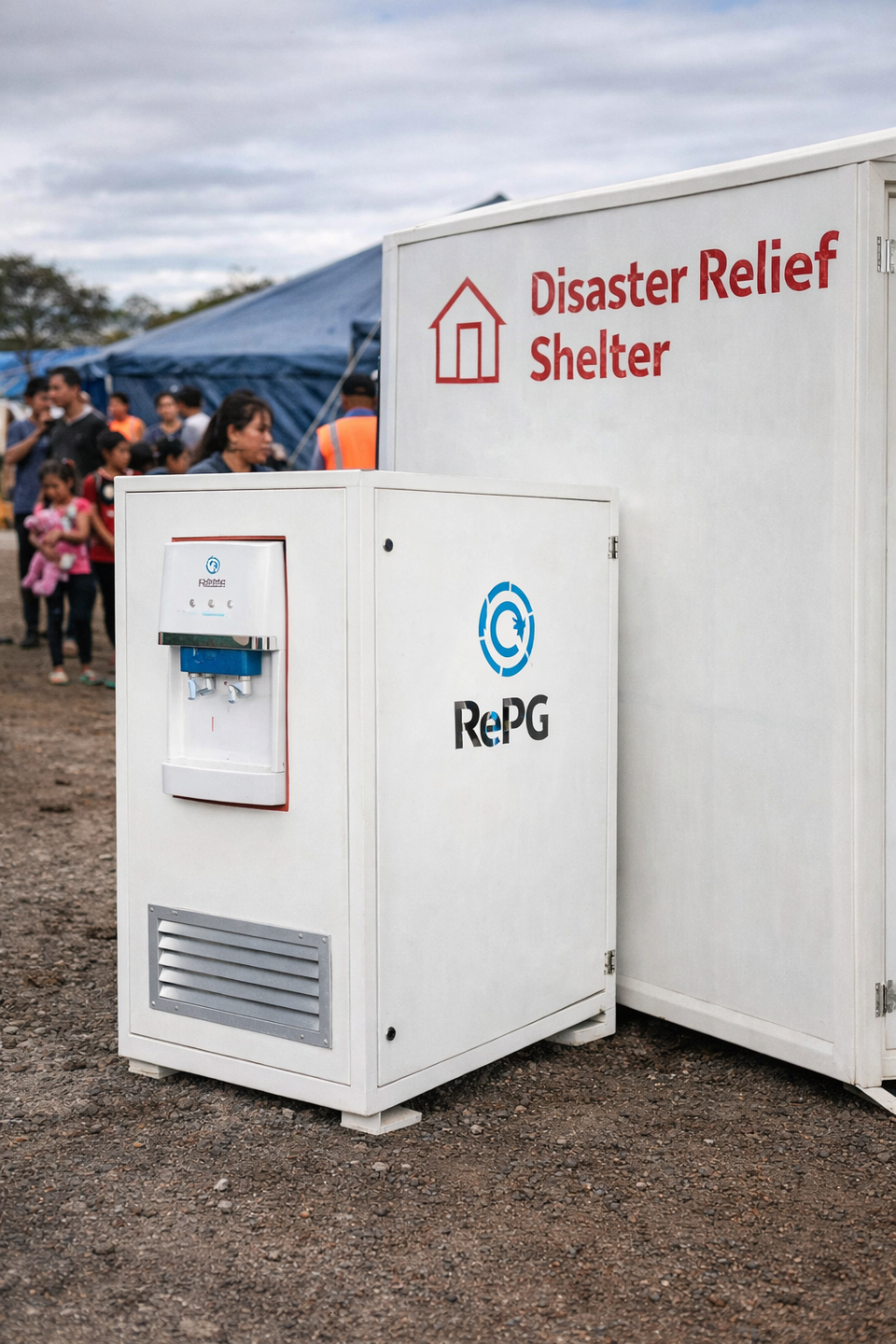 Community Resilience: AWGs for Disaster Relief Shelters and Public Facilities