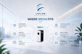 MEDI 8 - Air Purifier with Variable Air-flow (Max Air Flow 800m3/h)