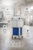 DUST BLOCKER PRO25 - Air Scrubber Cleaner with 2700m3/h Air Filtration